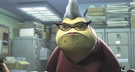 mean receptionist on monsters inc.